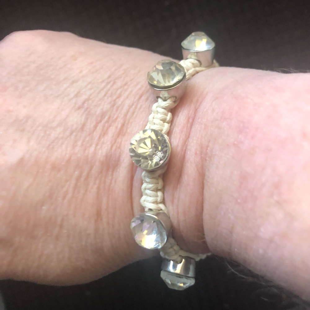 4-sale Crystal Macrame Bracelet - 669 $9 or 🦋